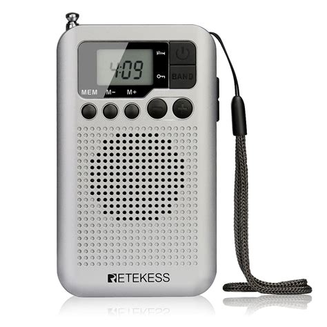 Pocket Radio Tsv Small Portable Digital Am Fm Battery Operated Radio