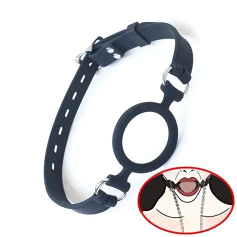 Full Silicone Open Mouth Gag Oral Fixation Stuffed Bondage Restraint For Couples 1004 Picclick
