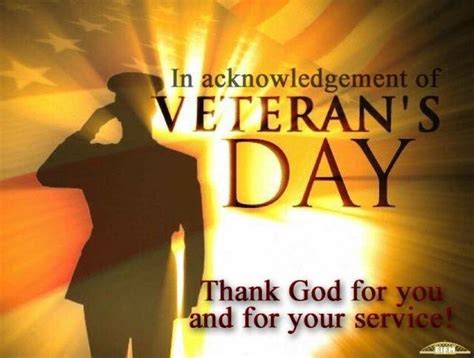 In Observance Of Veterans Day We Would Like To Acknowledge All