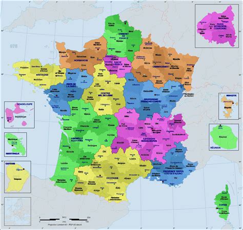 Carte France Départements ≡ Voyage Carte Plan
