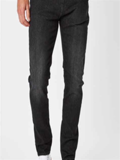 Buy Next Men Black Slim Fit Mid Rise Clean Look Stretchable Jeans