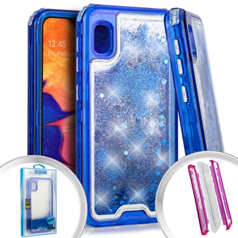 E01 Samsung A10e Glitter Motion Blue Retail Packed