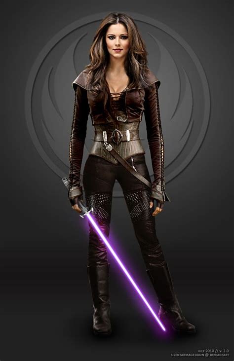 Star Wars Female Jedi Sexy Cheryl Tweedy Jedi Knight V2 By ~ Silentarmageddon Star Wars In