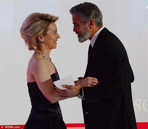 Ursula gertrud von der leyen (née albrecht ; George Clooney is awarded accolade for his peace activist efforts | Daily Mail Online
