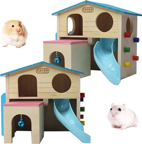 Buy Kathson Dwarf Hamster Hideout House Pet Small Animal Hut With Funny