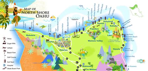 Best Tourist Map Of Oahu Best Tourist Places In The World