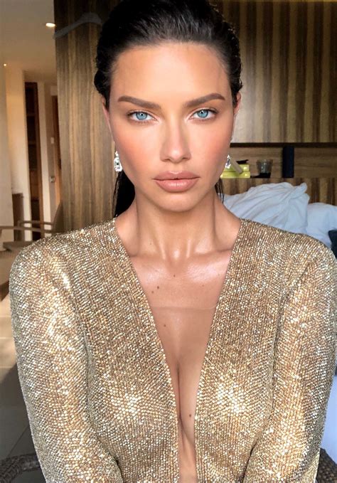 Adriana Lima Gets Ready For The Annual Amfar Gala In Cannes With Makeup Artist Patrick Ta