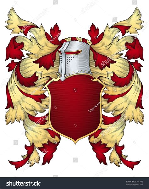 13 Heraldic Shield Helm And Mantle Images Stock Photos And Vectors