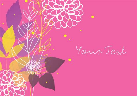 Decorative Floral Colorful Background Design Download Free Vector Art