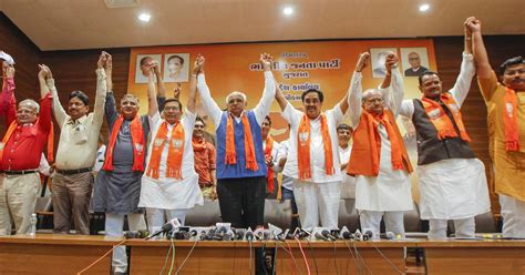 Gujarat Bjp Wins Gandhinagar Municipal Corporation Polls