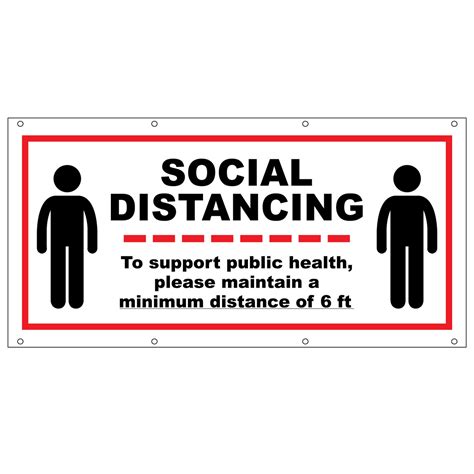 Social Distancing Banners Signquick