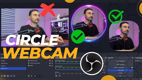 How To Make Circle Webcam In Obs Studio Youtube