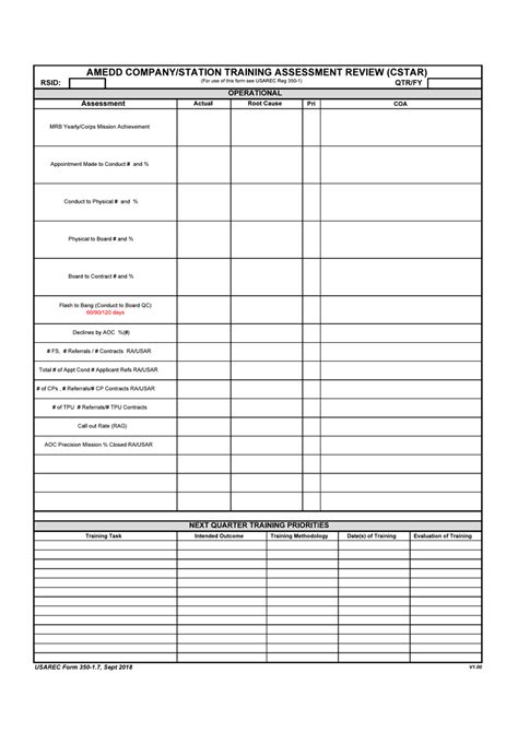 Usarec Form 350 17 Fill Out Sign Online And Download Fillable Pdf