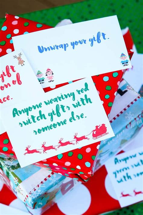 Free Printable Exchange Cards For The Best Holiday T Exchange