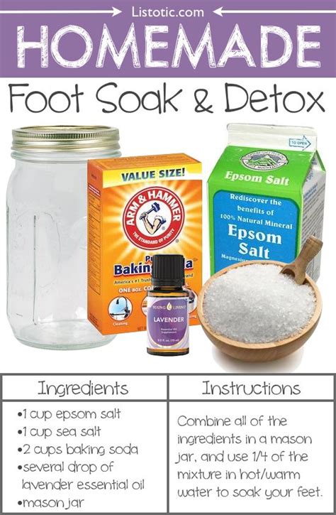 The 25 Best Epsom Salt Foot Soak Ideas On Pinterest Foot Detox Soak