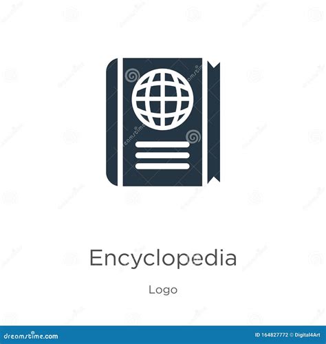 Encyclopedia Icon Vector Trendy Flat Encyclopedia Icon From Logo