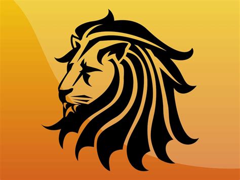 Lion Head Icon Vector Art And Graphics