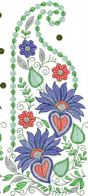 Embdesigntube 3 Mm Ladies Top Embroidery Design