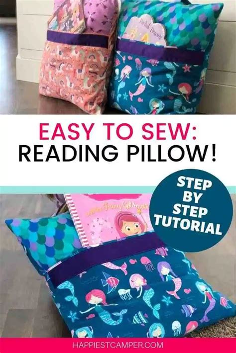 How To Make A Reading Pillow Sewing Projects For Kids Sewing Machine