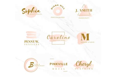 10 Free Collections Of Feminine Logo Templates For Designers Ensegna Blog