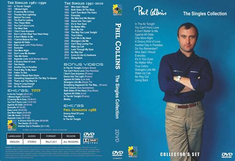 Phil Collins The Singles Collection Dvd Hits Concert