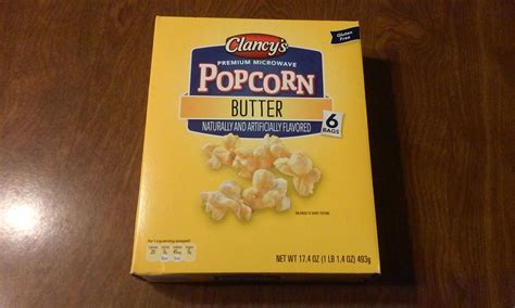 Clancys Premium Microwave Popcorn Aldi Reviewer Microwave Popcorn