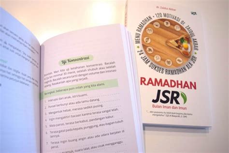 Buku Ramadhan JSR Bulan Iman Dan Imun Menu 120 Motivasi 24 Jam Sukses