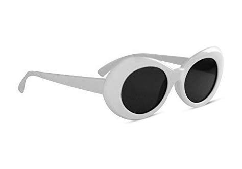 Ltdcommerce Clout Goggles Oval Sunglasses Mod Style Retro Thick Frame