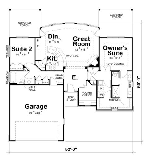 House plan gallery is your #1 source for house plans in the hattiesburg, ms area. Craftsman Style House Plan - 2 Beds 2 Baths 1436 Sq/Ft ...