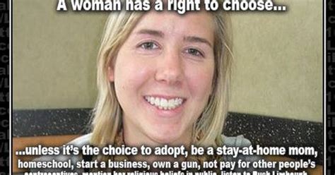 Meme Exposes Liberal Hypocrisy On The Right To Choose