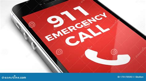 Emergency Number 911 Call Stock Illustration 26660755