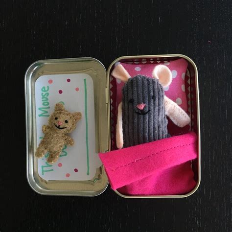 Wee Mouse In A Tin House Etsy Canada