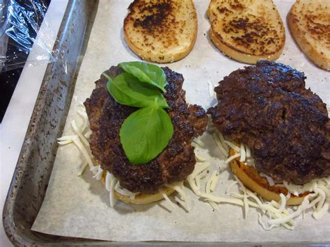 Mouthwatering Bruschetta Burger With Parmesan Crisp Recipe