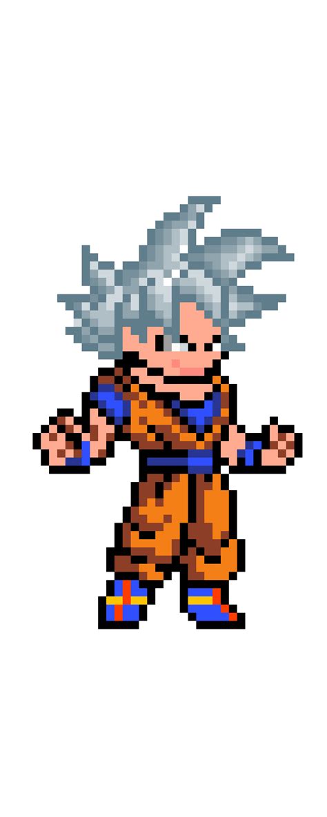 Goku Ssj1 Pixel Art