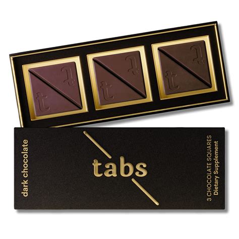 Buy Tabs Chocolate Bars 1 Box Dark Chocolate Bar To Improve Mood