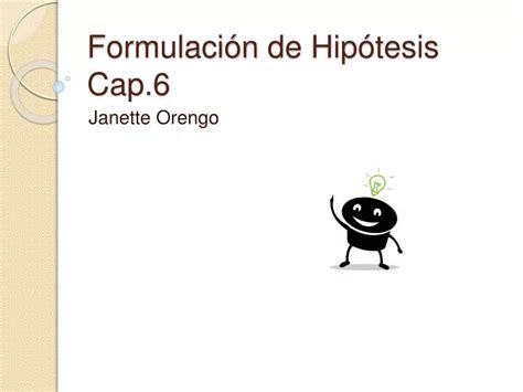 Ppt Formulación De Hipótesis Cap6 Powerpoint Presentation Free