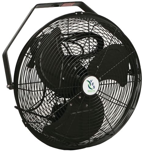 Black High Velocity Outdoor Rated Air Circulator Fan 18 Inch