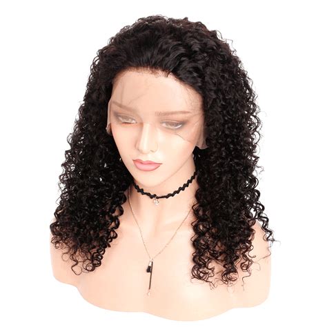 Lace Front Wig For Black Women Full Human Hair Malaysian Curly Hair 22