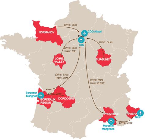 Airport Map Of France Major France Airport Map Whatsanswer
