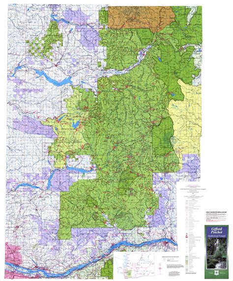 Ford Pinchot National Forest Visitor Map By Us Forest Service
