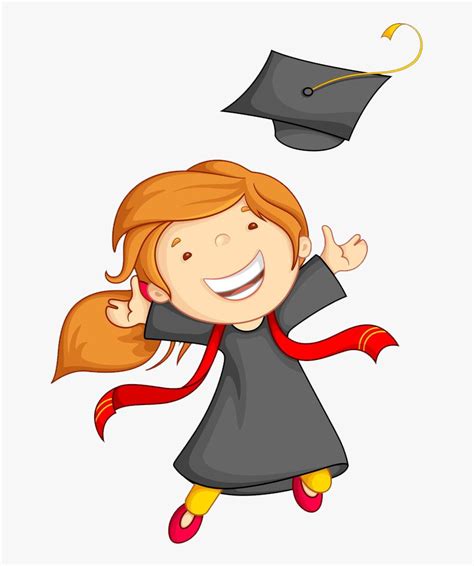 Graduation Kid Clipart Vector Preschool Students Diploma Singapore