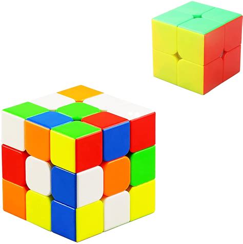 2×2 Speed Cube 2x2x2 Cube Puzzle Qy Toys Stickerless Smooth 3×3 Magic