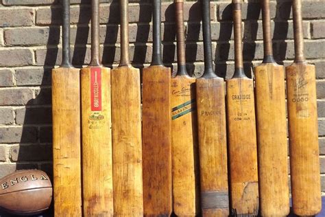 Vintage Cricket Bats Genuine Old English Willow Cricket Bats Take Your