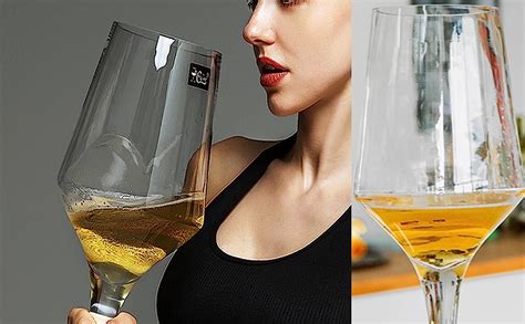 Yuanxin Giant Wine Glass Huge Stemware Personal Oversized Wine Glass Extra Large