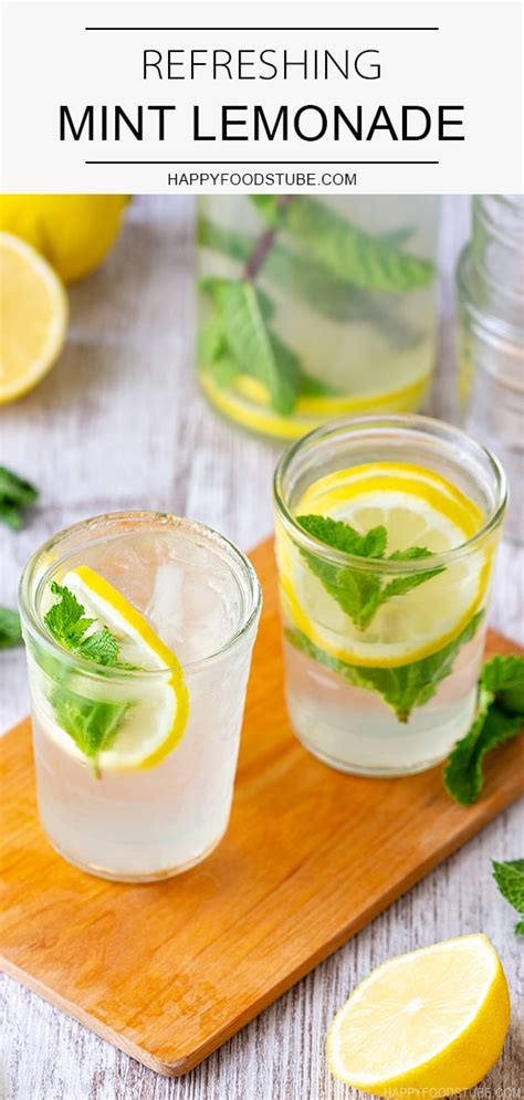 Mint Lemonade Recipe Happy Foods Tube