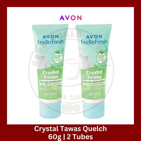 Avon Feelin Fresh Crystal Tawas Quelch 55g 2 Tubes Lazada Ph
