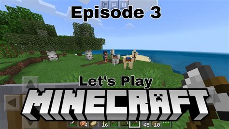Minecraft Bedrock Edition Survival Lets Play Episode 3 Youtube