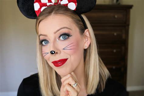 Easy Minnie Mouse Makeup And Halloween Costume Kindly Unspoken