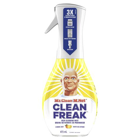 Mr Clean Clean Freak Deep Cleaning Mist Multi Surface Spray Lemon