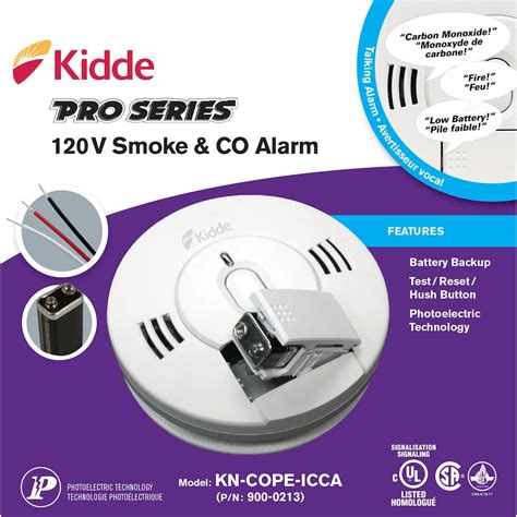 Kidde Pro Series Hardwire Photoelectric Combination Smoke And Co Alarm